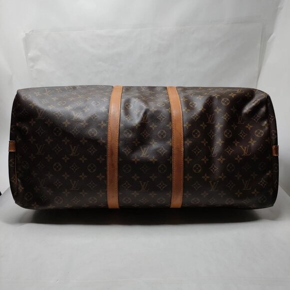 Louis Vuitton LV Boston Bag Keepall Bandouliere 60 Brown Monogram 599-051925 - Picture 4 of 9